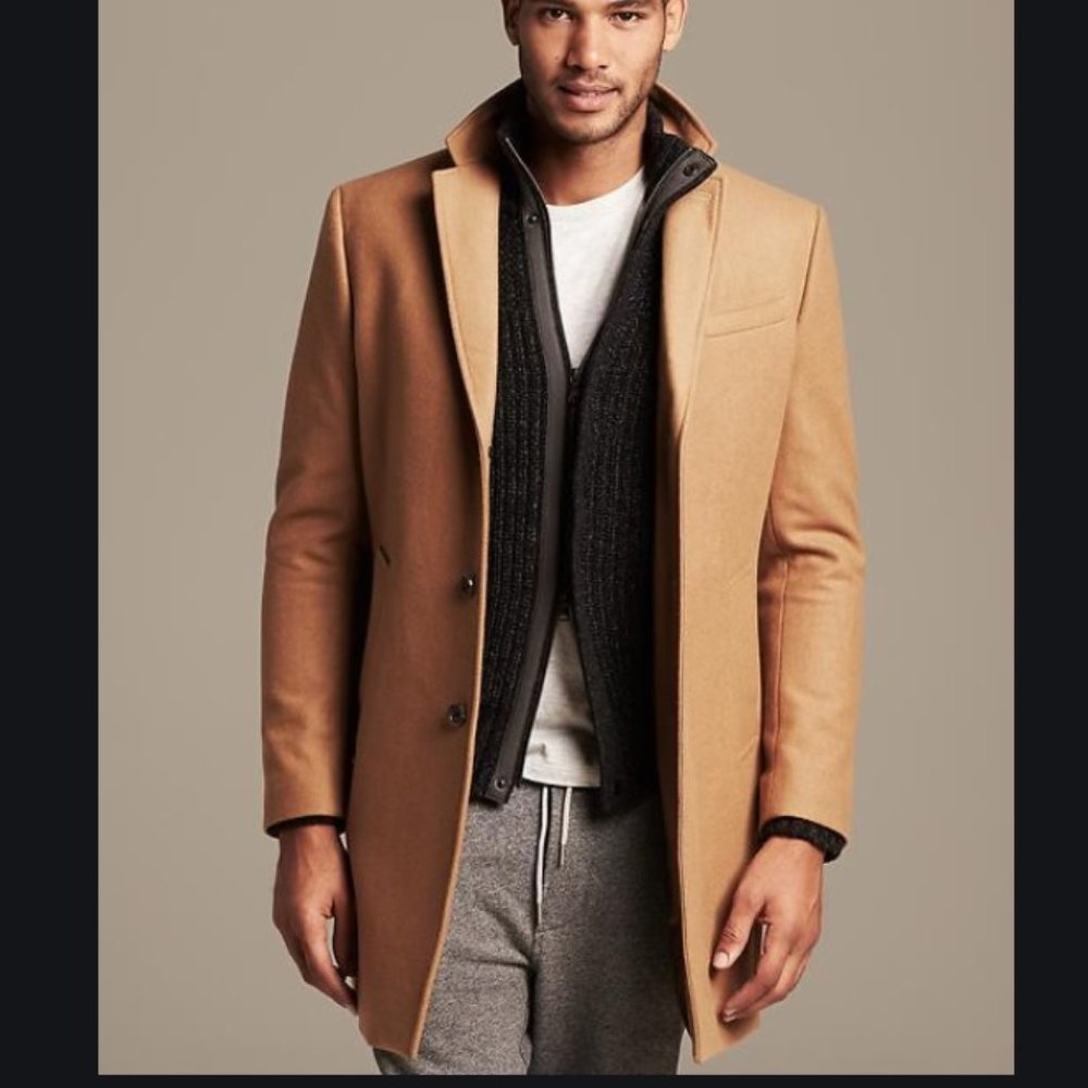Banana Republic Camel Overcoat